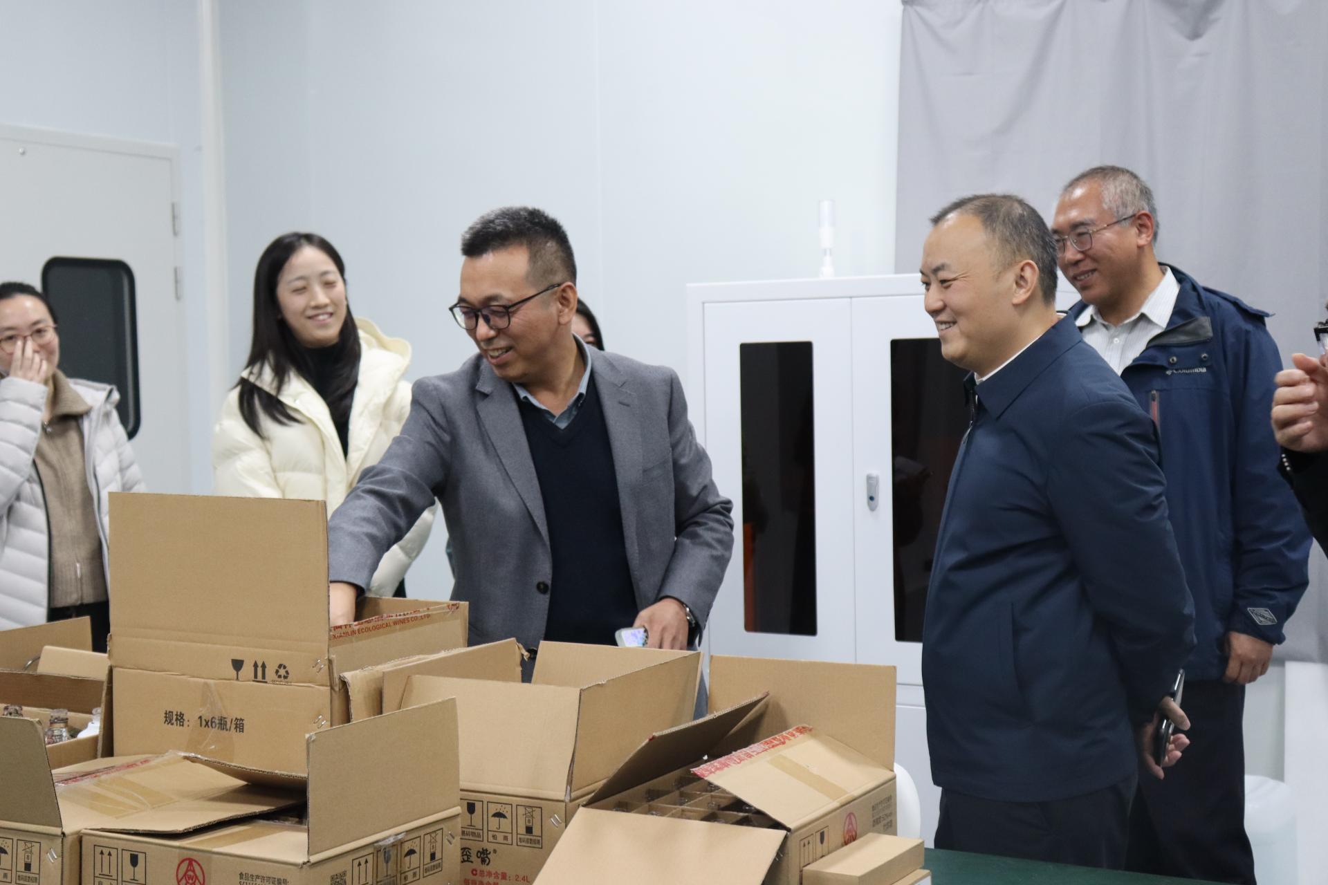 政企同心，共促发展--朱光春副区长“进解优促”走访调研星问科技